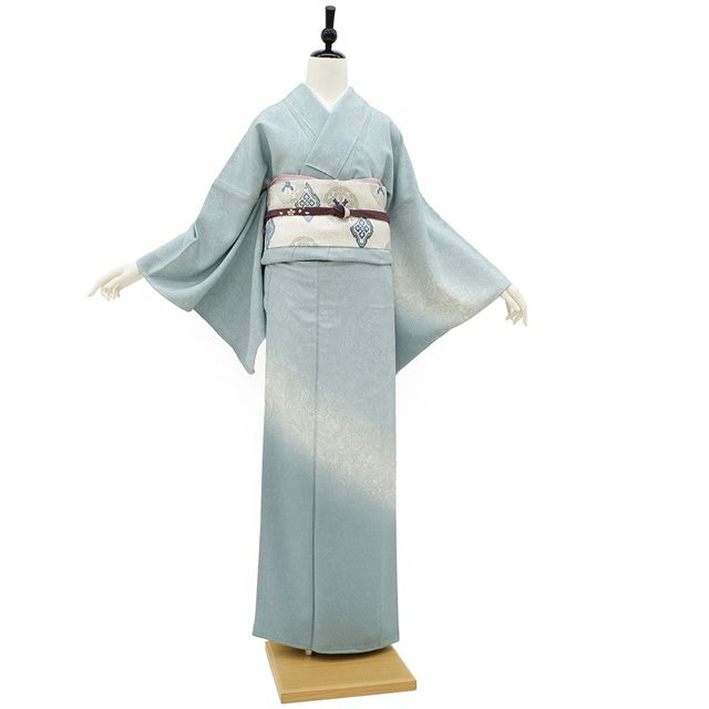 新古品】 訪問着 着物 未使用 正絹 袷 染師 三代目 照慶 彩墨流し