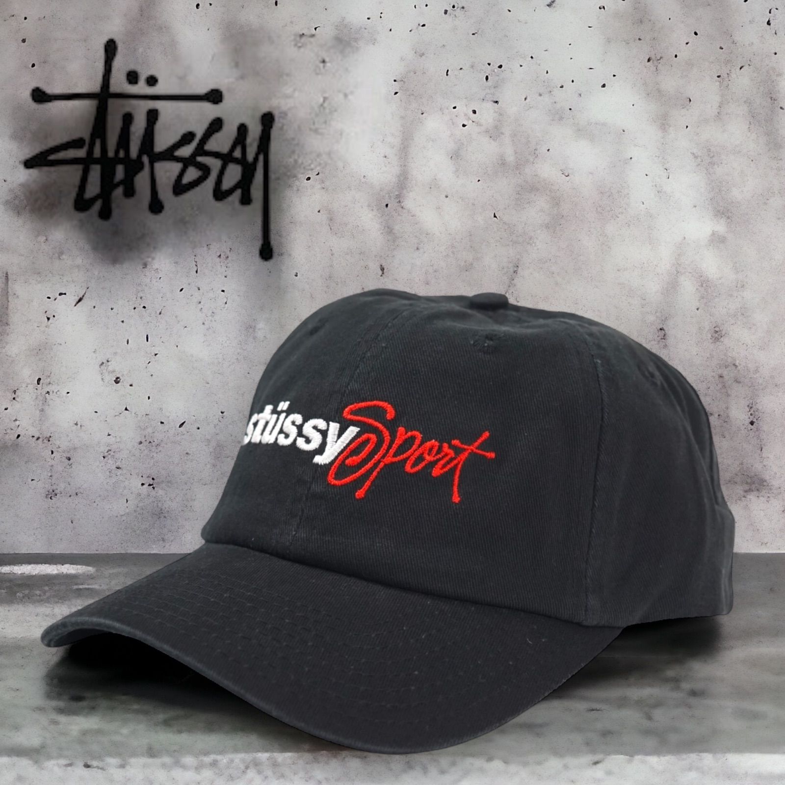 日本未発売】STUSSY SPORT LOW PRO CAP カーブキャップ