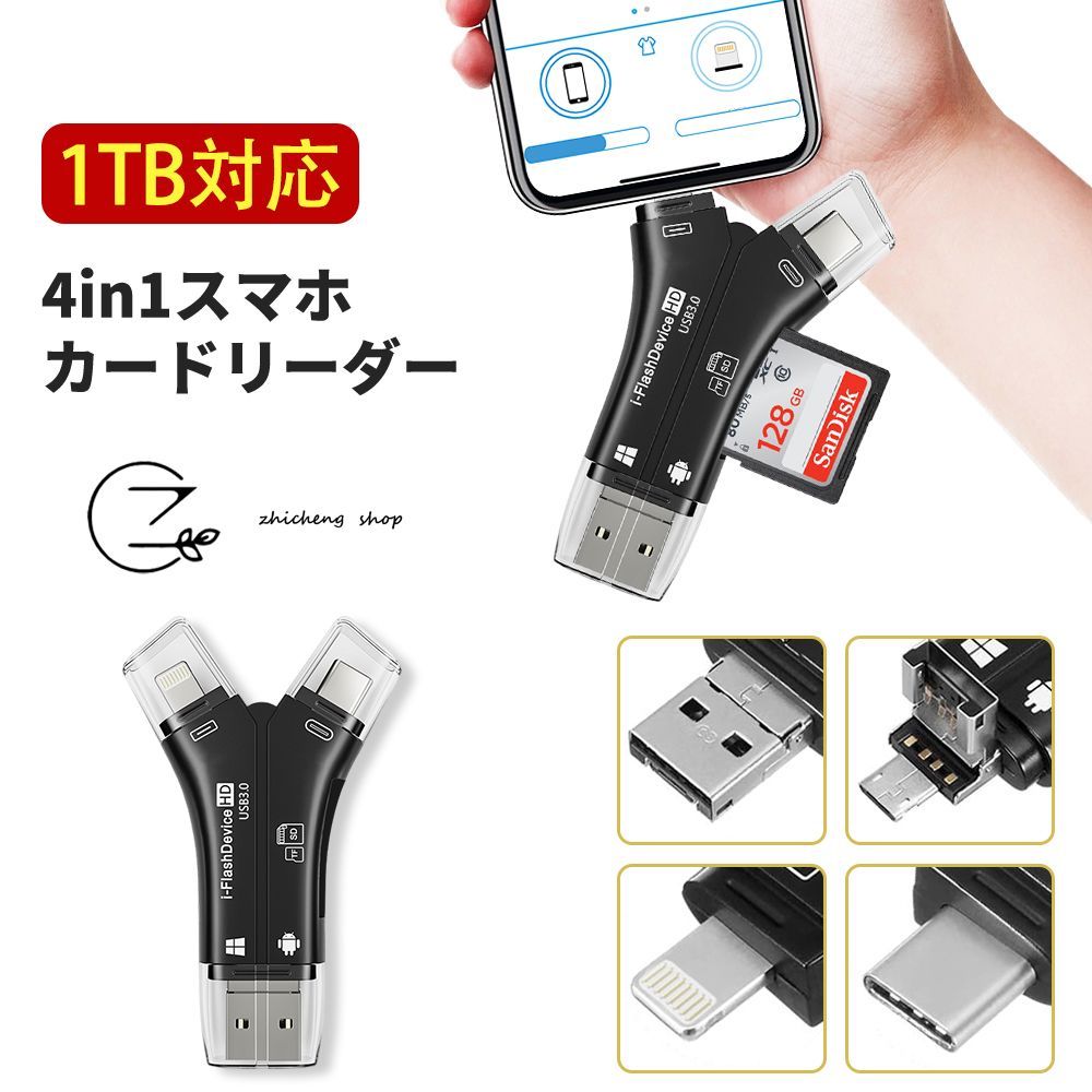 DOCOMO iPhone用のデータ転送 フラッシュドライブ