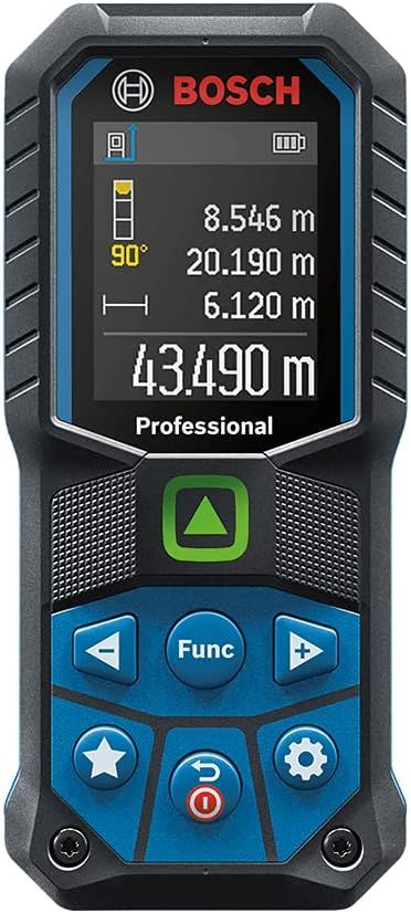 Bosch Professional ボッシュ グリーンレーザー距離計 本体 キャリングバッグ 単3形アルカリ乾電池2本付き GLM50-23G