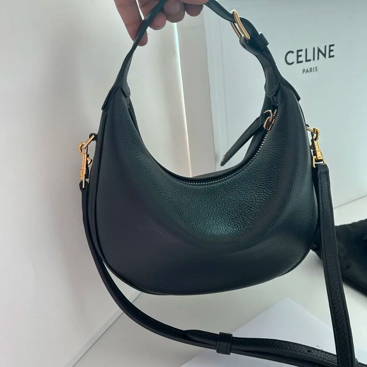 Celine(セリーヌ) バッグ ティーン ルル フル 付属品 ブラック