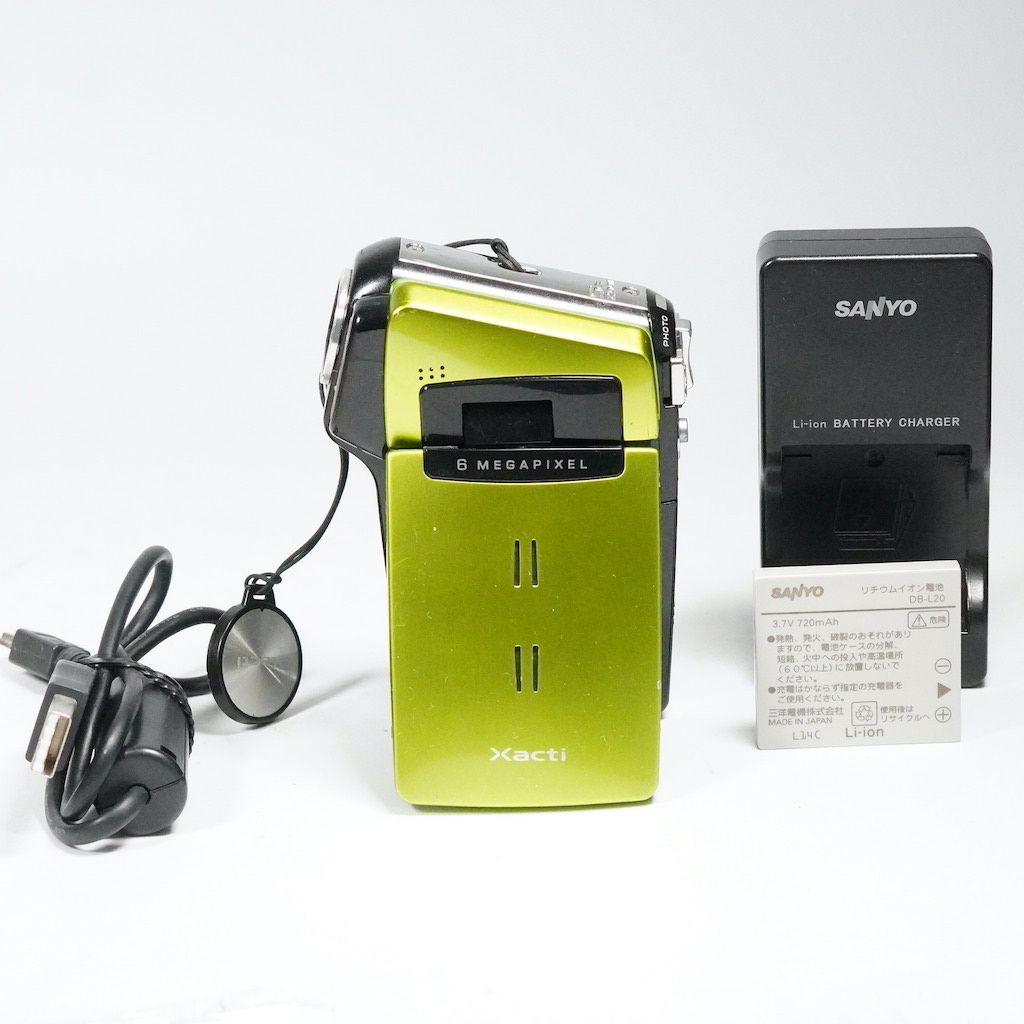 SANYO サンヨー Xacti DMX-CG65 グリーン 動作OK 返金保証 /2181