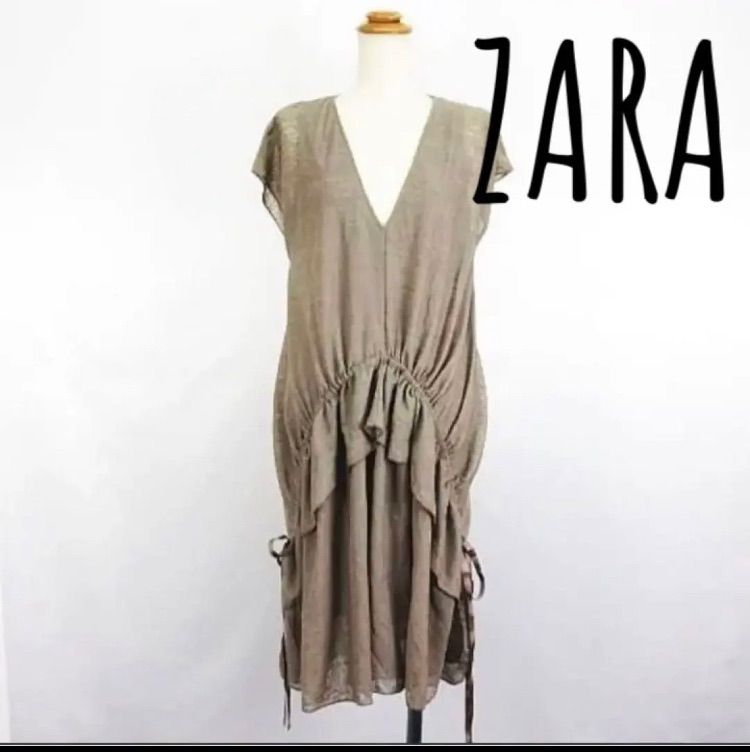 全てのアイテム 新品未使用 ZARA ブラック膝丈チュニック ワンピース