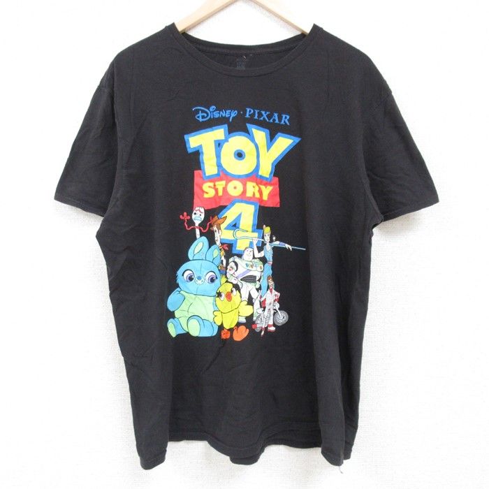 XL/古着 半袖 Tシャツ メンズ ディズニー DISNEY ピクサー トイストーリー ウッディプライド ボーピープ バズライトイヤー コットン クルー