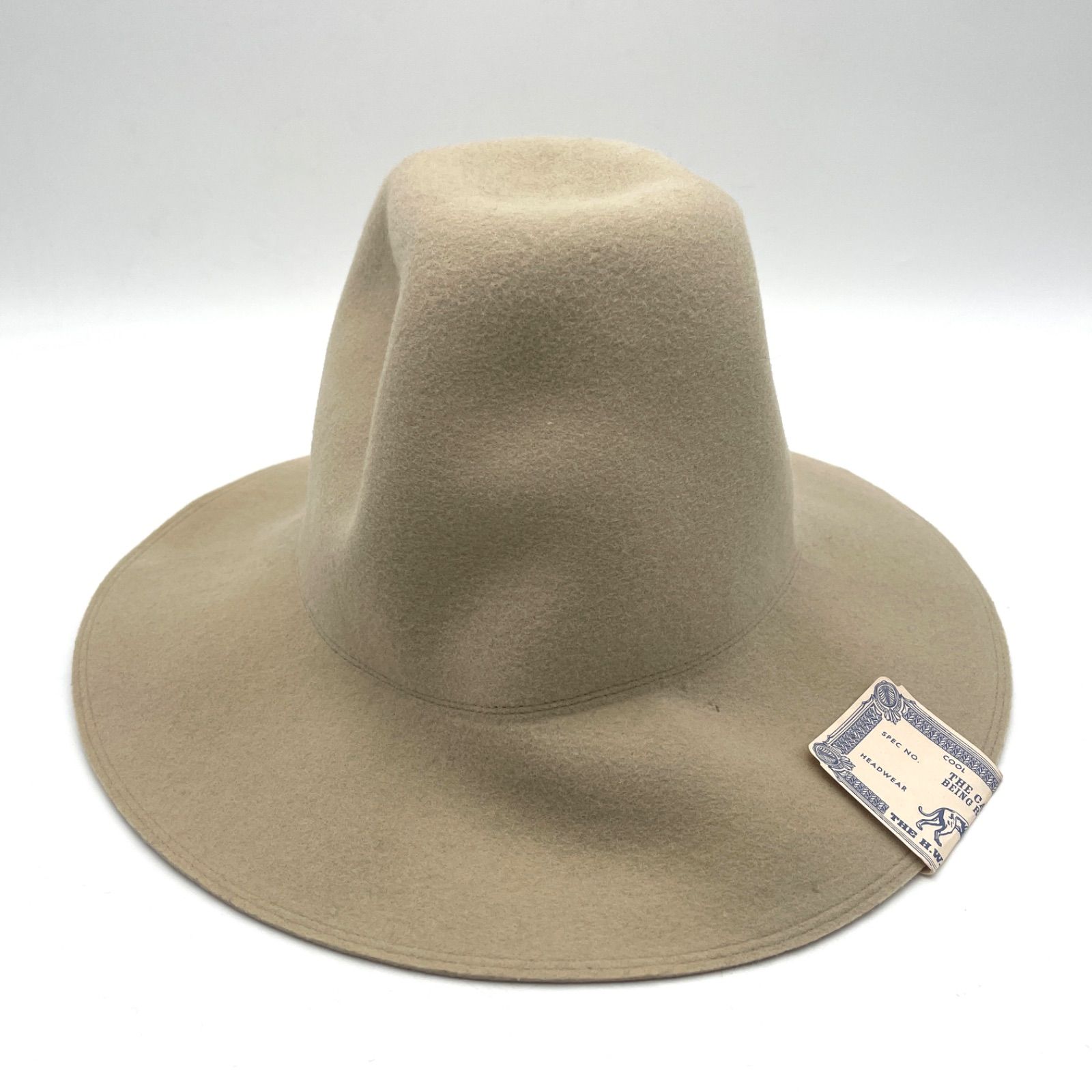 THE H.W.DOG-CO. ドッグアンドコー HAT トラベラーズハット 38 D-00047 ウール ベージュ系