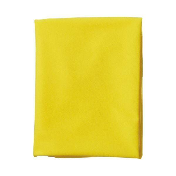 まとめ） トイクロス 100×50cm 黄色 （×10セット）
