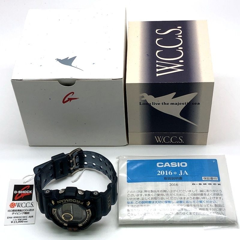 G-SHOCK ジーショック DW-9902GWC-8 FROGMAN WCCS ブラック