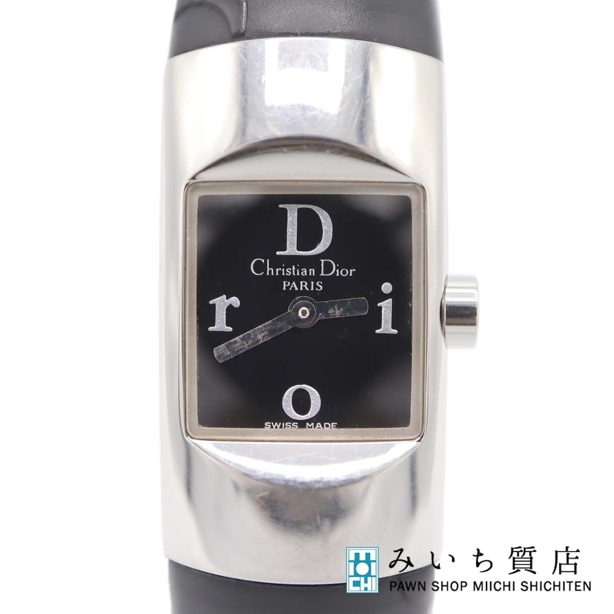 【美品・電池交換済み】クリスチャンディオール／D104-100／QZ 美品・電池交換済み】クリスチャンディオール／D104-100／QZ