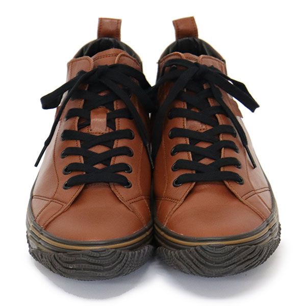 SPINGLE スピングル SP-442 カンガルーレザーサイドゴアスニーカー 151 RedBrown SP 044 XS-22.5 cm