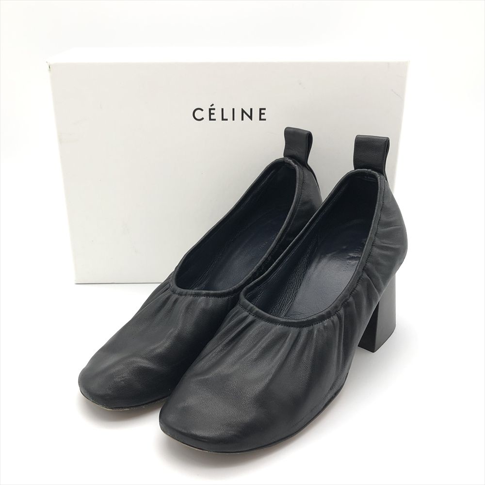 CELINE セリーヌ ソフトバレリーナ フィービー ネイビー - ファッション