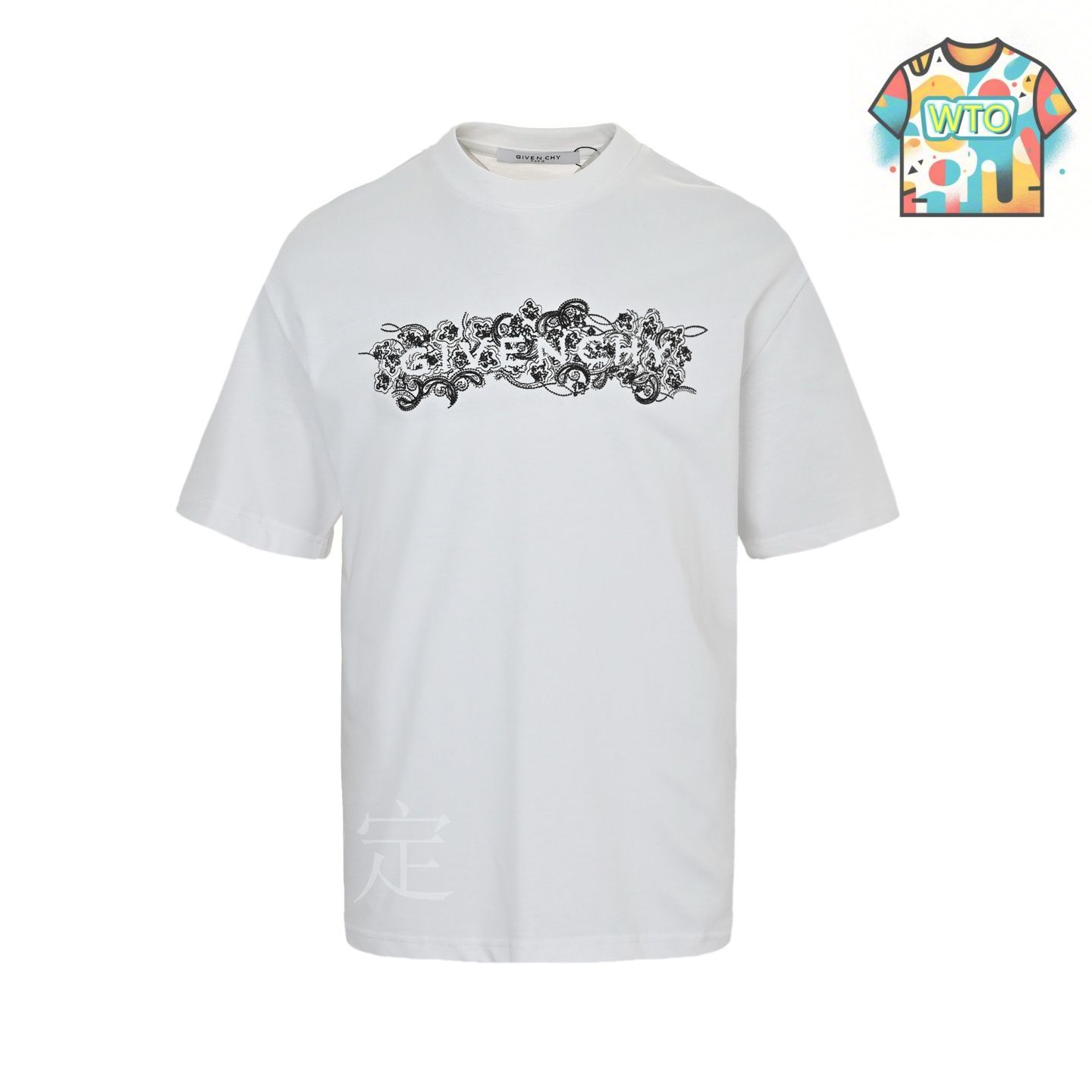 ◆SALE◆直営店◆【GIVENCHY】ユニコーン 刺繍 Tシャツ 人気新作登場 GIVENCHY スーパーコピー Tシャツ 刺繡 ロゴ 虹色