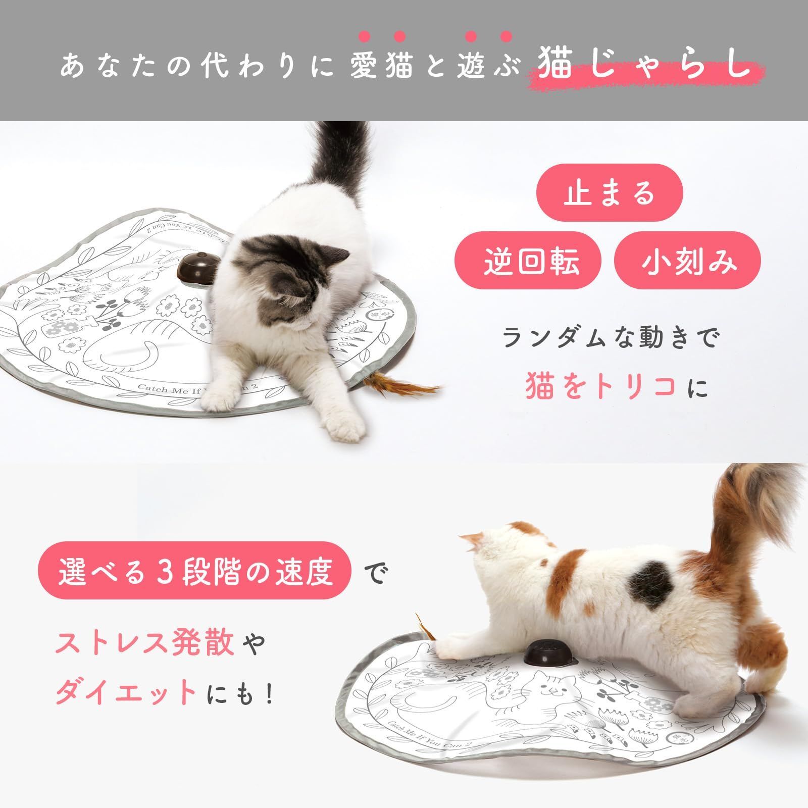 猫壱（necoichi） キャッチ・ミー・イフ・ユー・キャン2 猫用