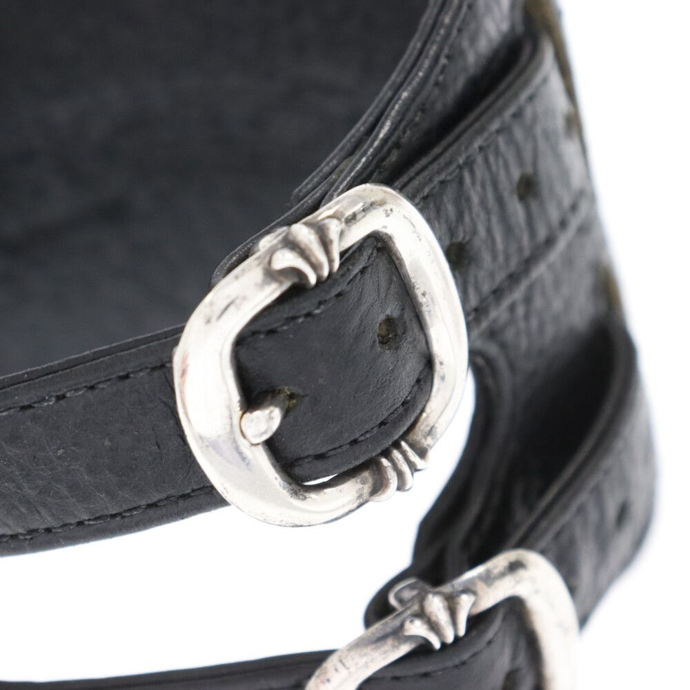 CHROME HEARTS (クロムハーツ) DOUBLE RR/ダブルロックンロール レザー  