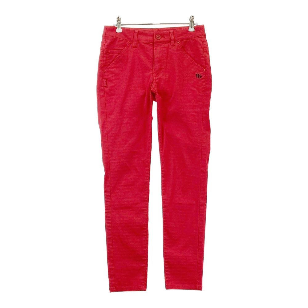 サイズ 0 PEARLY GATES パーリーゲイツ ストレッチパンツ レッド系 240101536818 ゴルフウェア レディース ストスト