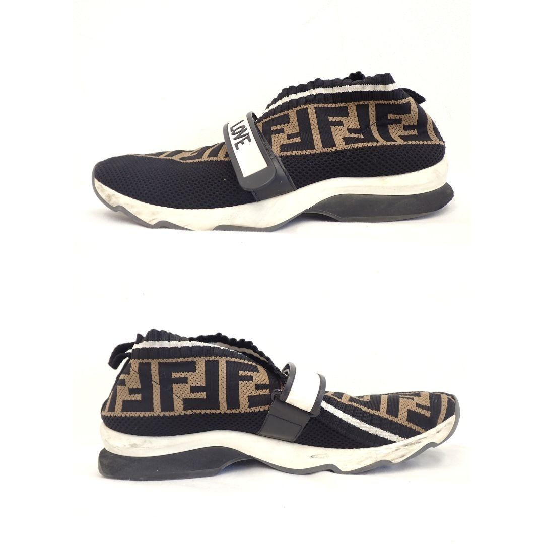 FENDI フェンディ ROCKOKO ロココ ファブリックソックススニーカー 
