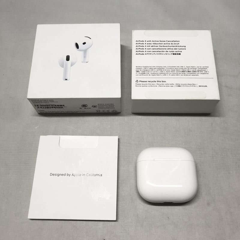 アップル Apple MXP93J|A アクティブ ノイズキャンセリング AirPods 4 ワイヤレスイヤホン 15