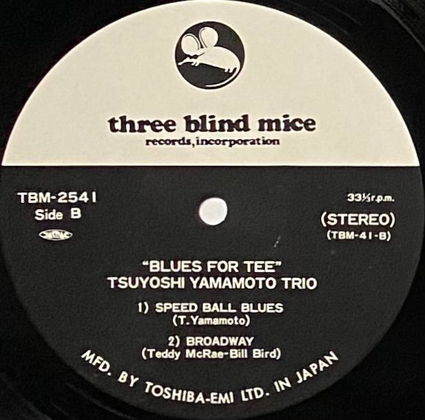 Tsuyoshi Yamamoto Trio – Blues For Tee – Vinyl (LP, Album