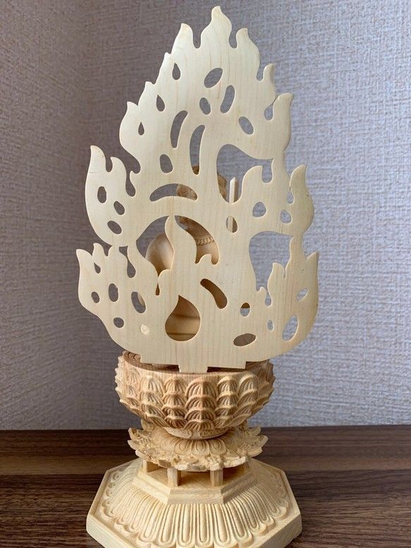 仏像 不動明王 不動明王像 檜木 木彫 仏具 仏像 不動明王 不動明王像 檜木 木彫 仏具 (約)高30cm×幅12cm