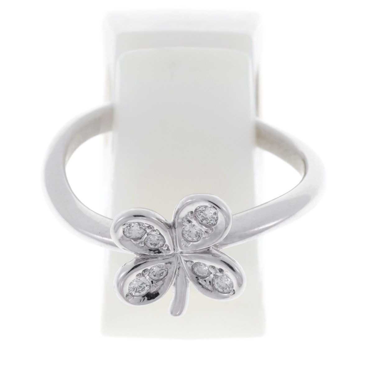 タサキ/TASAKI リング K18WG ダイヤモンド0.08ct. ＃11【中古美品】 A 