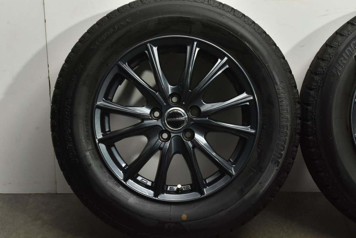 50 プリウス サイズ ヴァーレン 15in 6J 48 PCD100 ブリヂストン アイスパートナー 2 195 65R15 カローラツーリング インプレッサ FFCRYSTALESIA_COM