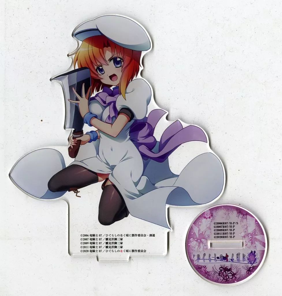 【匿名配送】【ひぐらしのなく頃に 命】竜宮レナ　アクリルビジュアルパネル 中古】アクリルスタンド・アクリルパネル 竜宮レナ アクリル