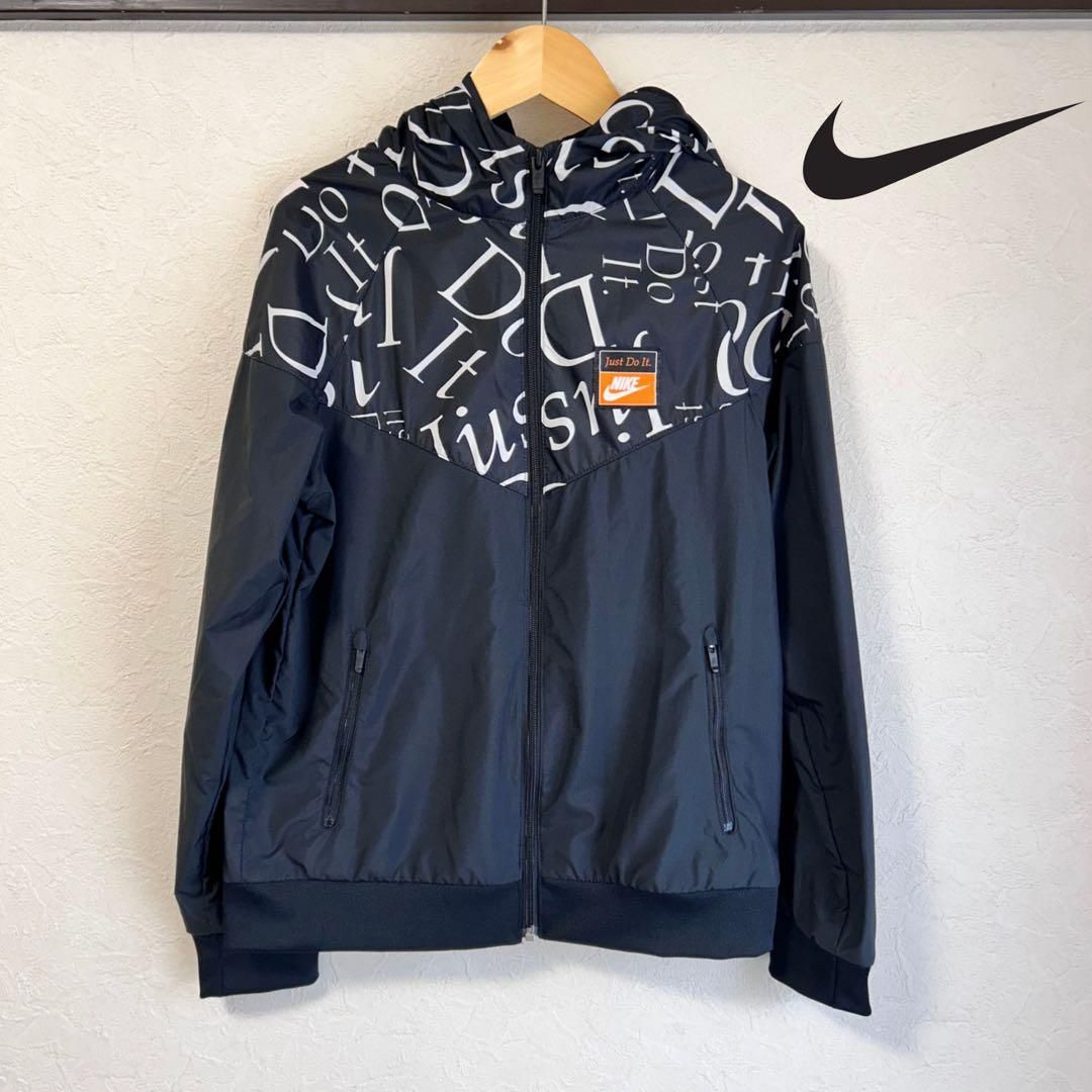 NIKE ナイロンジャケット レディースL ブラック黒 刺繍ワッペン 美品 - メルカリ