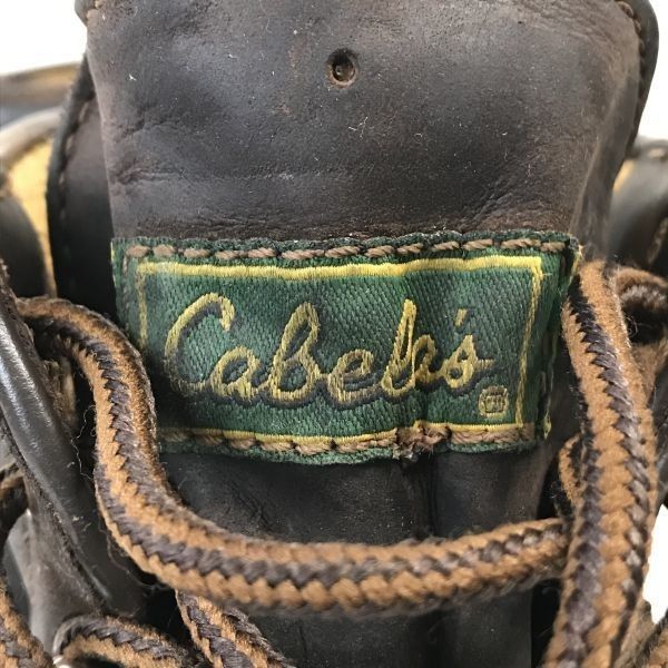 80s-90s/Made in USA★DANNER x Cabelas /ダナー x  カベラス★本革/ミドルブーツ/ゴアテックス【9D/27.5/茶/brown】Vintage◆pWB70-2 #BUZZBERG