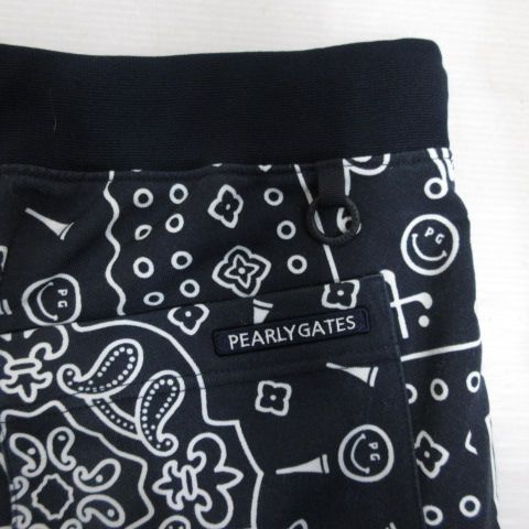 PEARLY GATES バンダナ ペイズリー ハーフパンツ パーリーゲイツ PEARLY GATES ゴルフウェア バンダナ柄 ショート