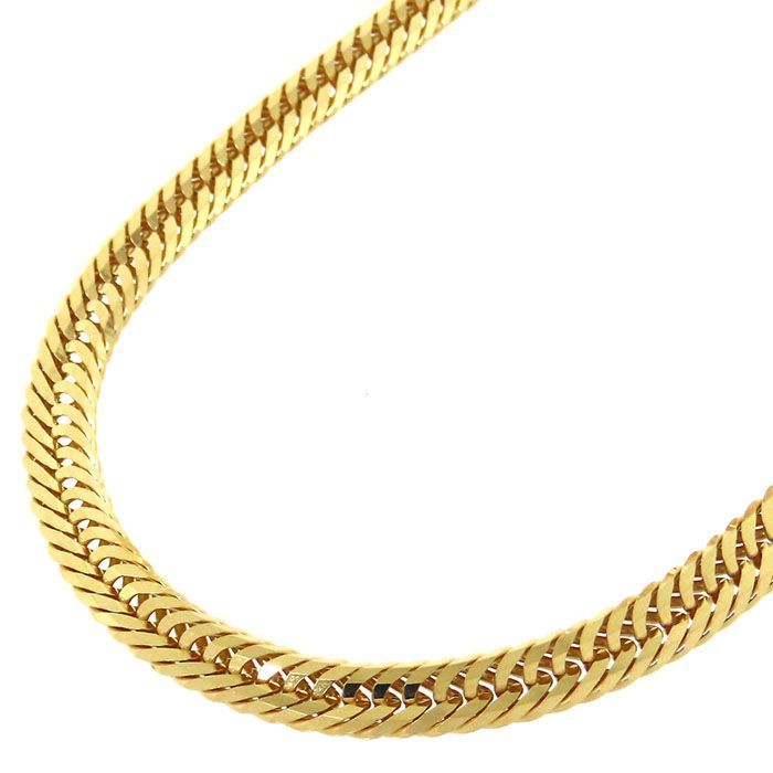 喜平 12面 T トリプル ネックレス K18YG 30.5g 50cm 造幣局検定刻印