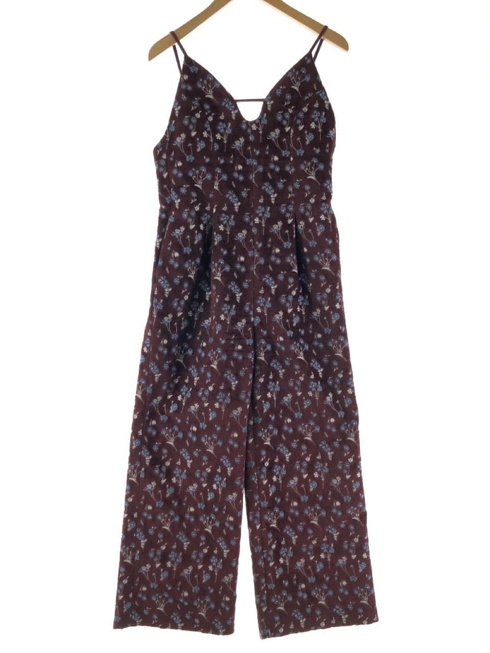 MameKurogouchi 22FW Floral Jacquard Sleeveless Jumpsuits 2