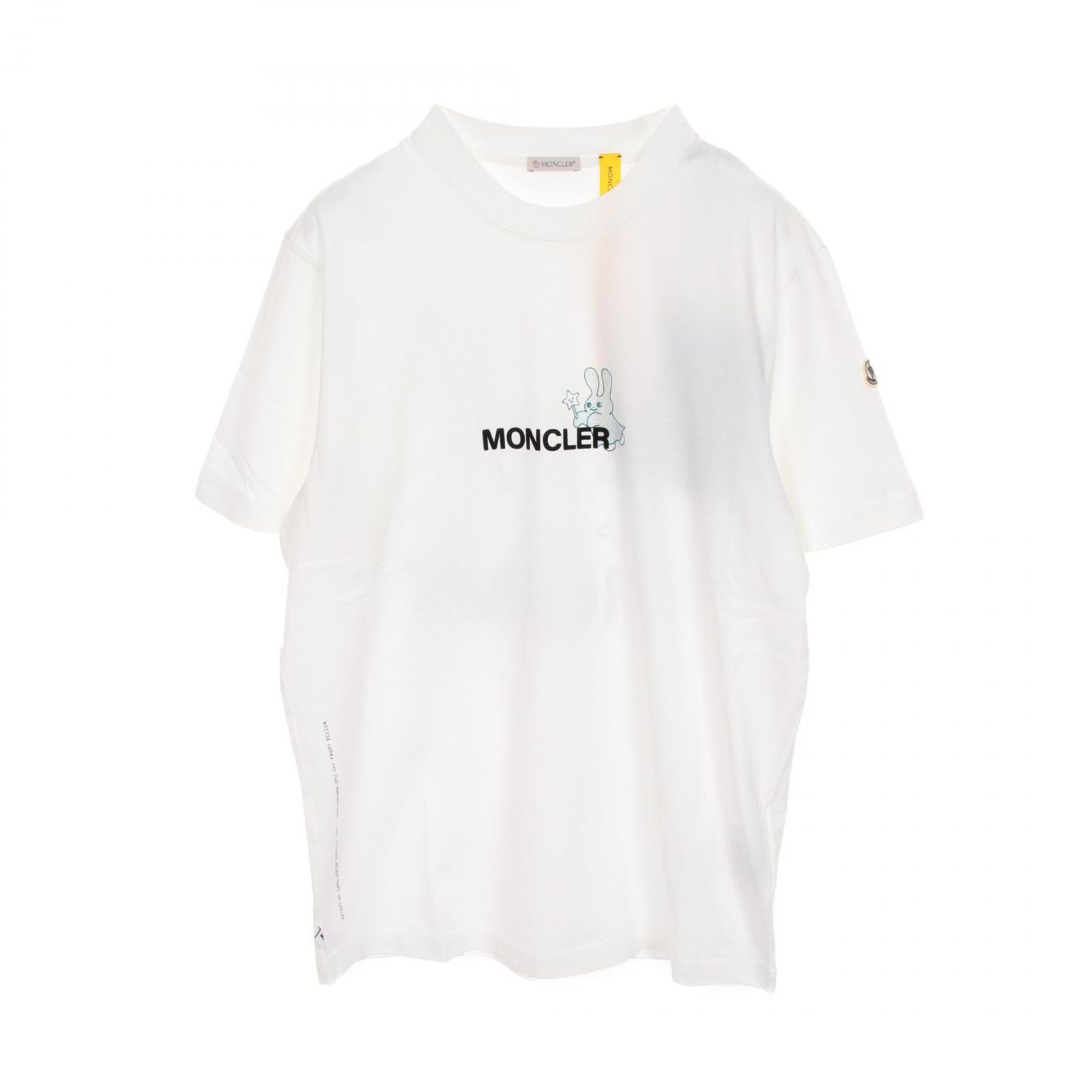 モンクレール MONCLER カットソー MONCLER × FRGMT 8C00001M3265001S ホワイト コットン Tシャツ メンズ