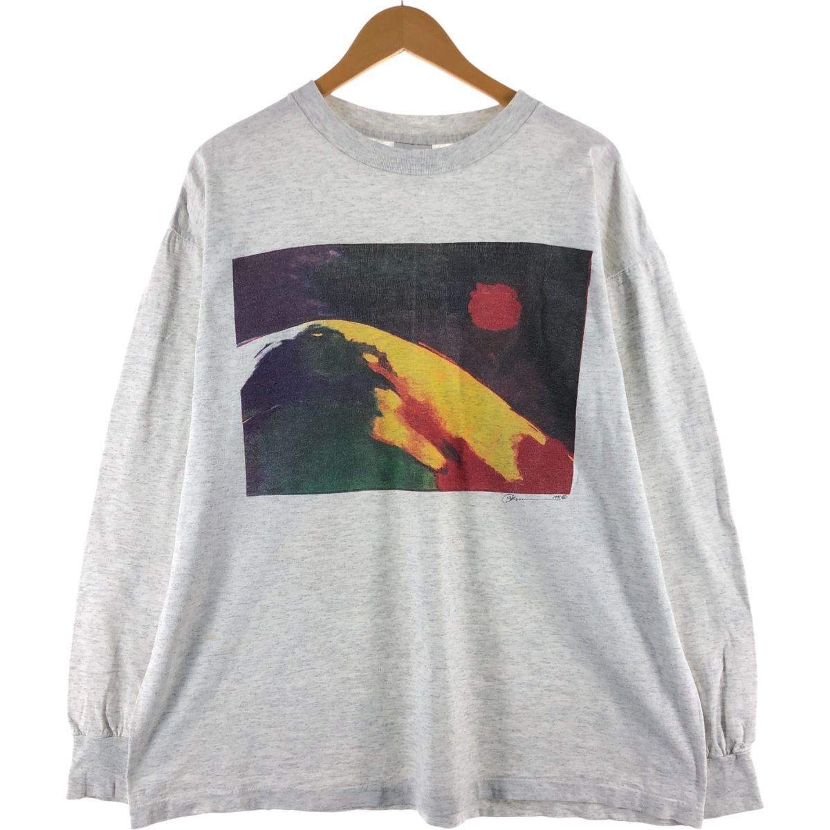 古着 90年代 オニータ ONEITA ロングTシャツ ロンT USA製 メンズXL相当 クルーネック(丸首) ヴィンテージ/eaa511309
