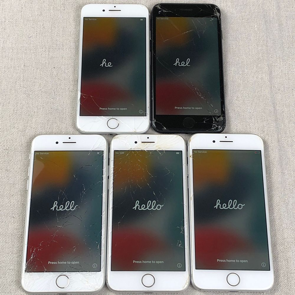 ◇ジャンク品◇【5点セット・SIMロック解除済】Apple iPhone7（A1779