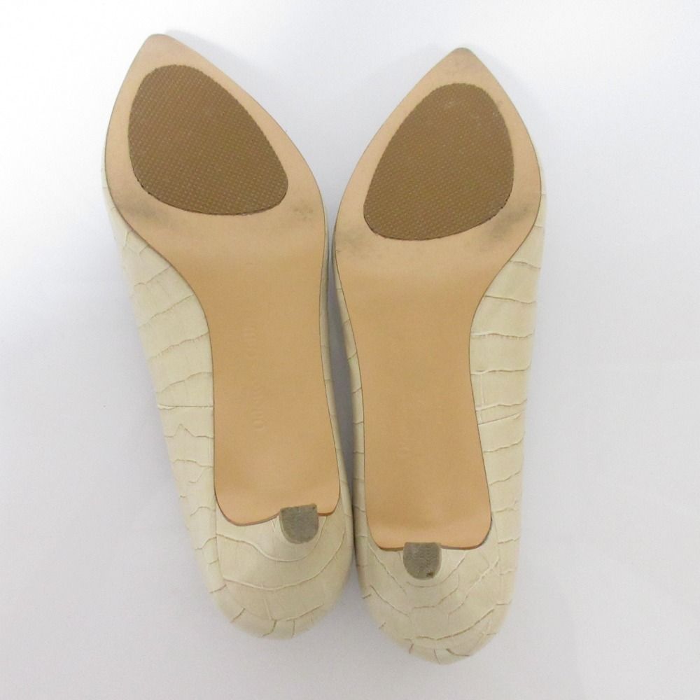 ◇odette e odileオデット エ オディール◇クロコ型押しパンプス 美品 Odette e' Odile オデットエオディール ユナイテッド