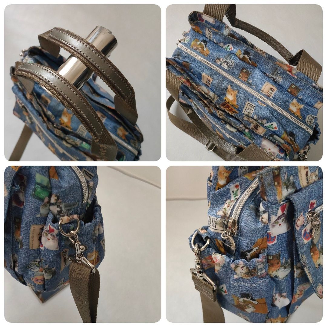 Manhattaner's マンハッタナーズ 2way トートバッグ ショルダー Manhattaner's マンハッタナーズ 2way トートバッグ ショルダー