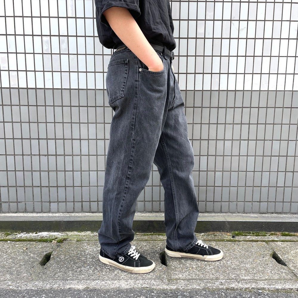 アニメショート wrangler ブラックデニム W36L30くらい