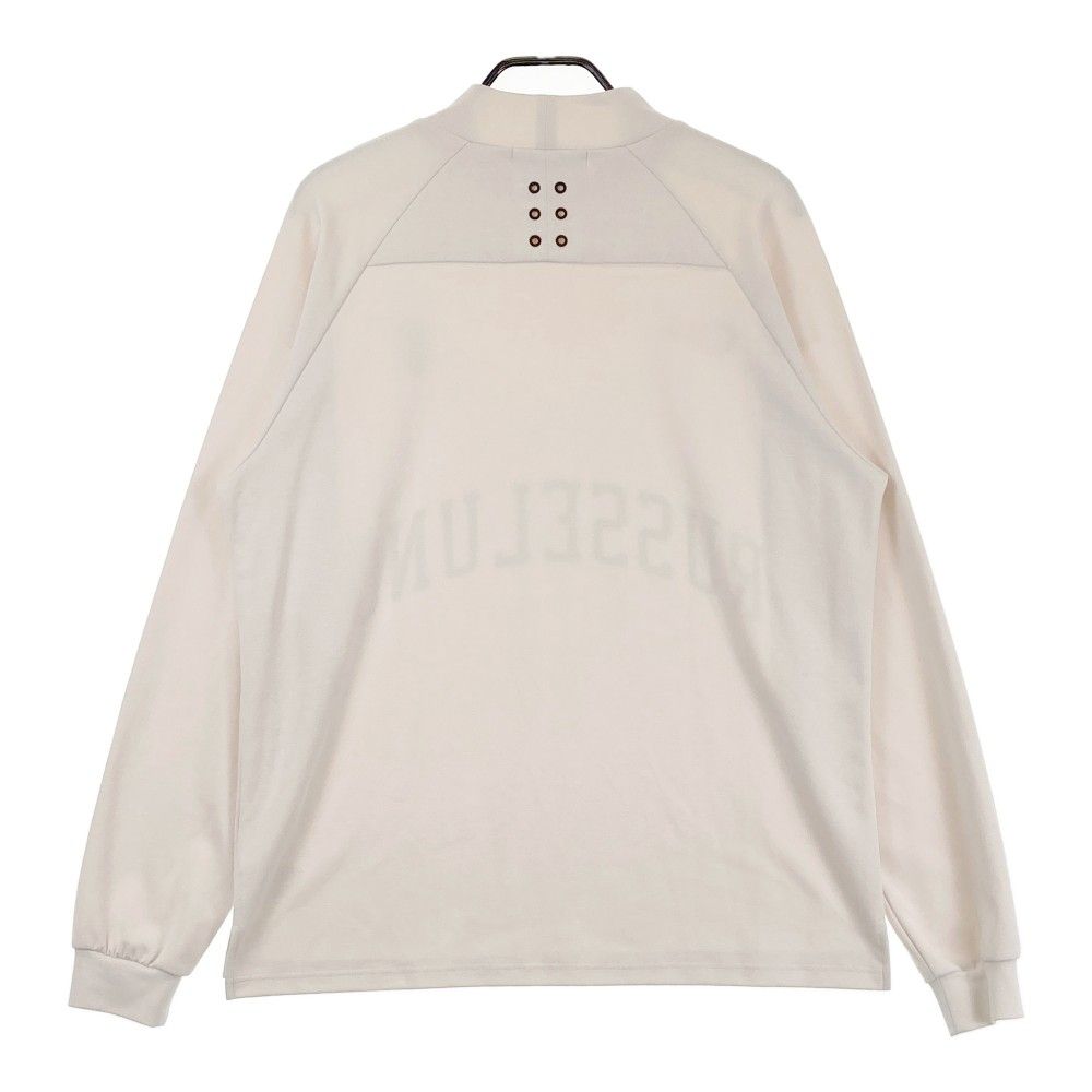 ハイネック長袖Tシャツ ベージュ系