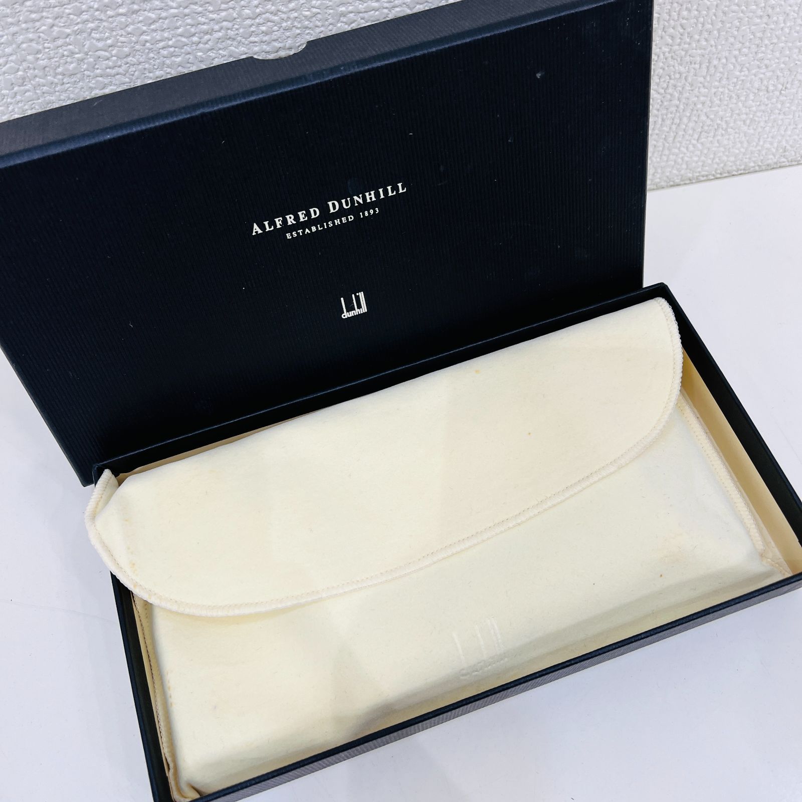 A【保管品】Dunhill ダンヒル 長財布 名刺入れ 2点セット メンズ 小物