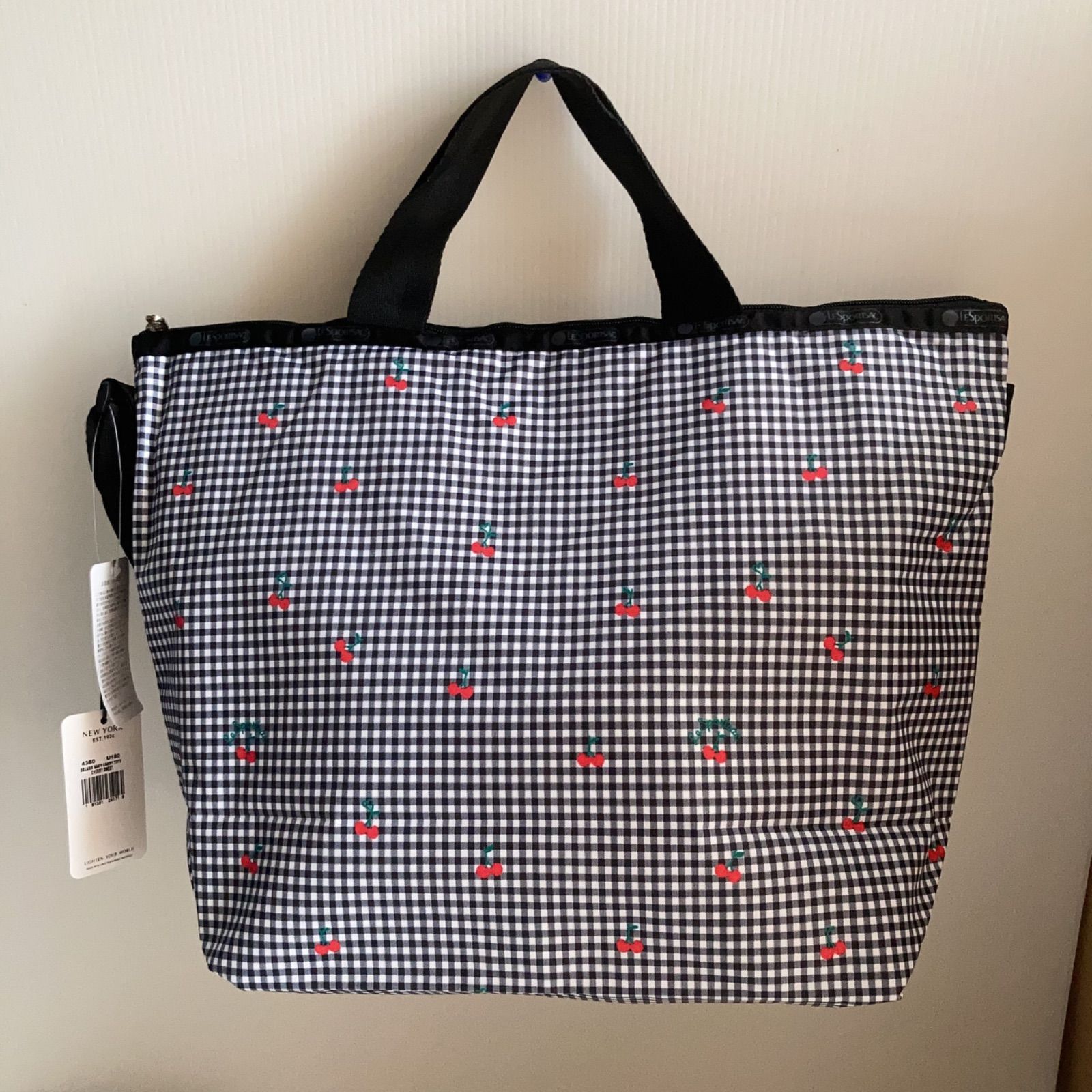 レスポートサック　チェリースィート柄　ショルダーバッグ　2way トートバッグ レスポートサック チェリースィート柄 ショルダーバッグ 2way