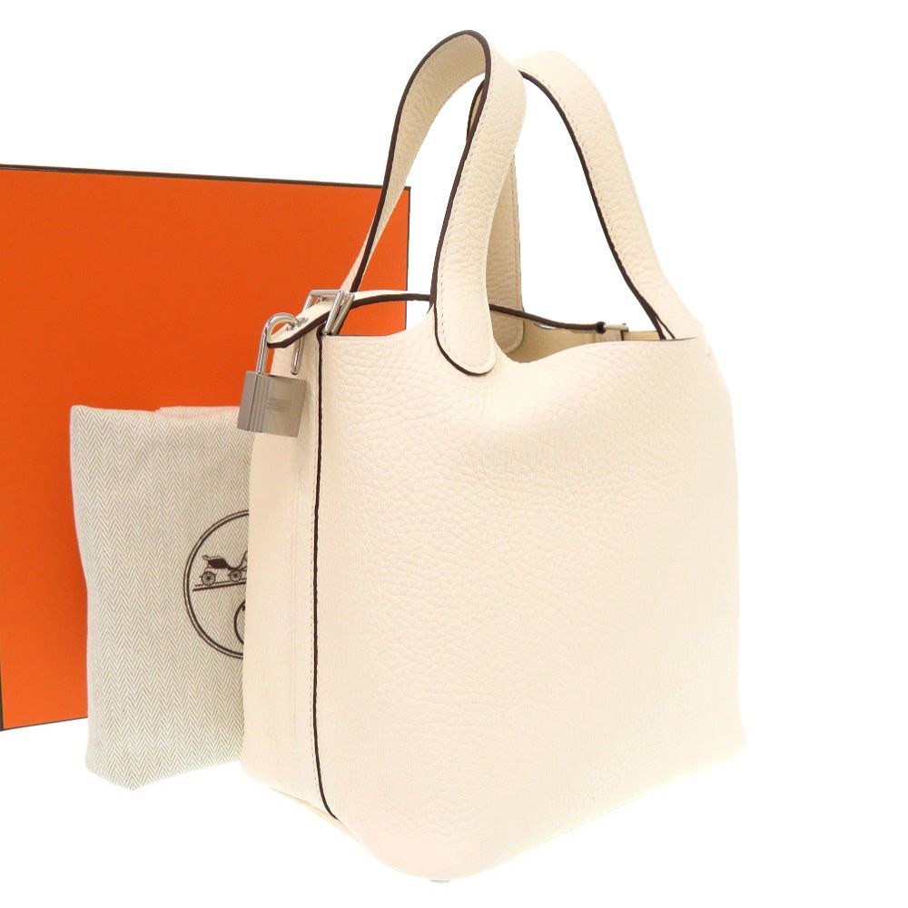 未使用 エルメス ピコタンロックPM トリヨンクレマンス ナタ シルバー