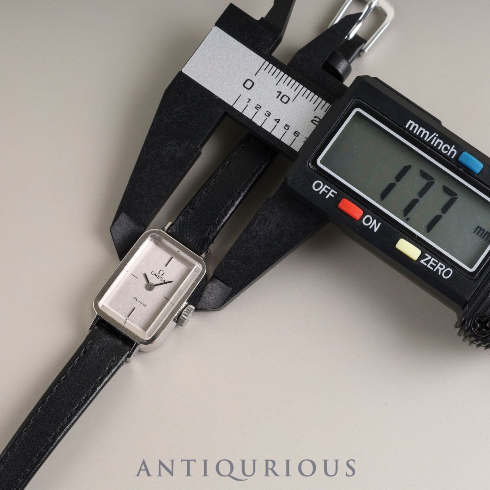 あ 1円スタート】ヴィンテージ OMEGA オメガ SS×革ベルト シルバー文字盤