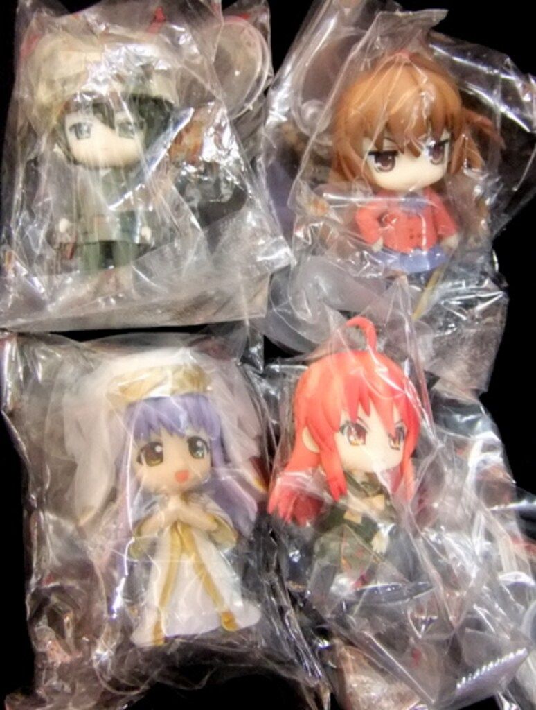 グッドスマイルカンパニー 電撃学園RPG Cross of Venus ゲーム特典/ねんどろいど ぷち 電撃文庫ねんどろいどぷち4体セット