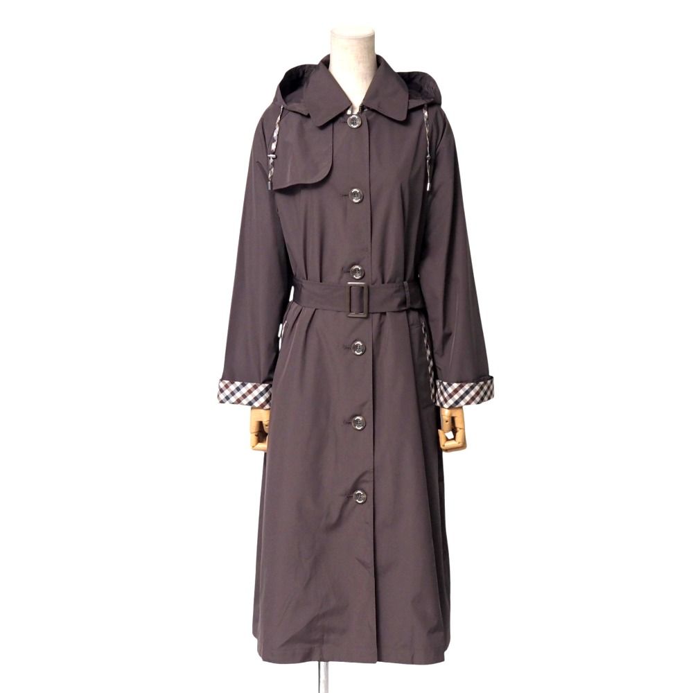 □美品□Aquascutum アクアスキュータム コート サイズM レイン