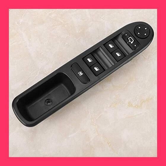 【スタッフおすすめ！】ウィンドスイッチ、 ABS OEM 6490.EHフロント右電動ウィンドウコントロールスイッチ パワーマスターウィンドウスイッチ プジョー207用