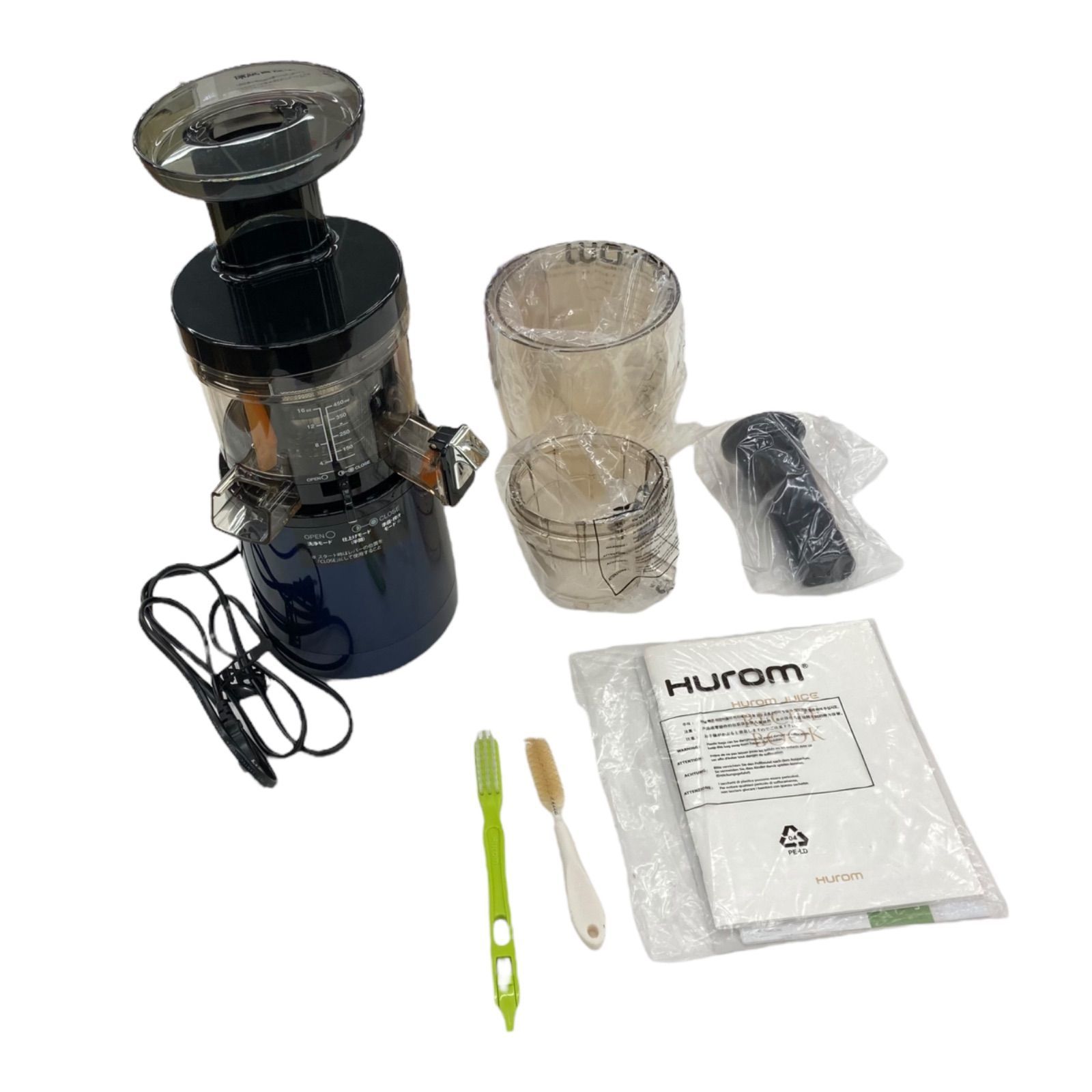 186000 現状品 HUROM ヒューロム スロージューサー H24-DN17 ダーク 