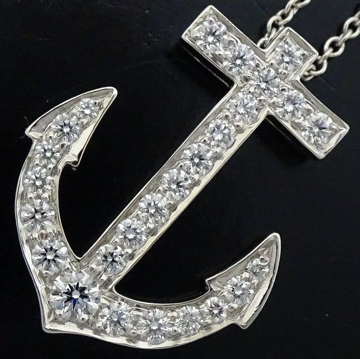 TIFFANY&Co. ティファニー アンカー ネックレス ダイヤモンド