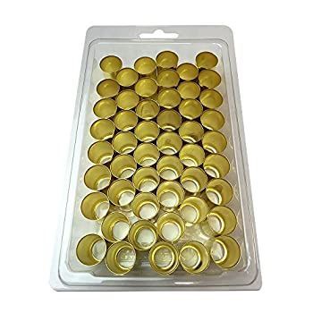 Interstate Pneumatics F7326-50 Brass Fitting Hose Ferrule 0.593 inch Inner Diameter x 1.0 inch for 3/8 inch hose 500 psi Pack of 5