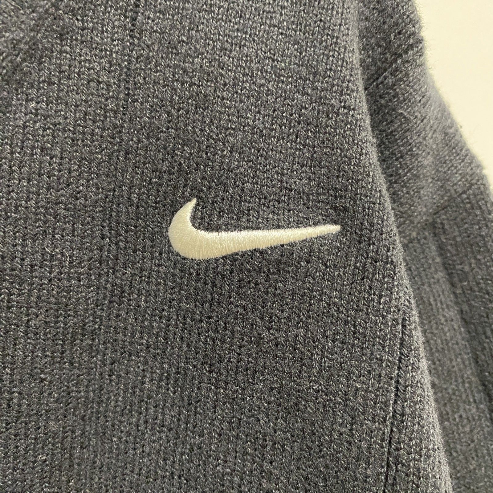 古着 used NIKE ナイキ 長袖Vネックニット セーター ワン