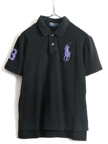 ビッグポニー 希少サイズ S 人気 黒 ■ POLO ポロ ラルフローレン 鹿の