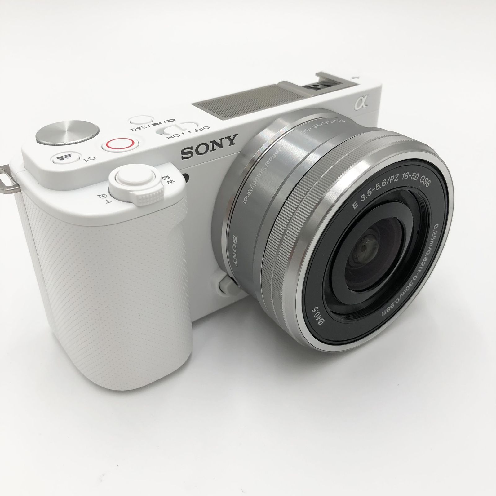 SONY ソニー Vlog用カメラ レンズ交換式VLOGCAM APS C ミラーレス一眼カメラ ZV E 10 パワーズームレンズキット 同梱レンズ ウィンドスクリーン付属 ホワイト L W